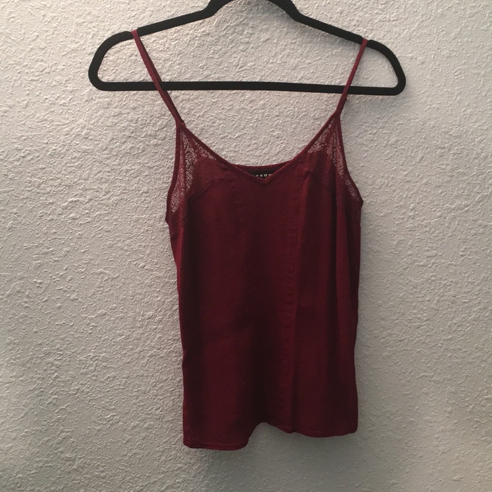 Red tank top